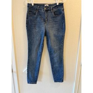 BLEU Womens Jeans Blue Wash High Rise Skinny Leg Size 10
